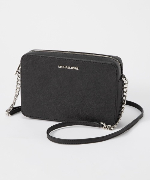 ラスト出品☆破格☆MICHAEL KORS ブラック ショルダーバッグ　美品 MICHAEL KORS（マイケルコース） ショルダーバッグ バッグ MICHAEL