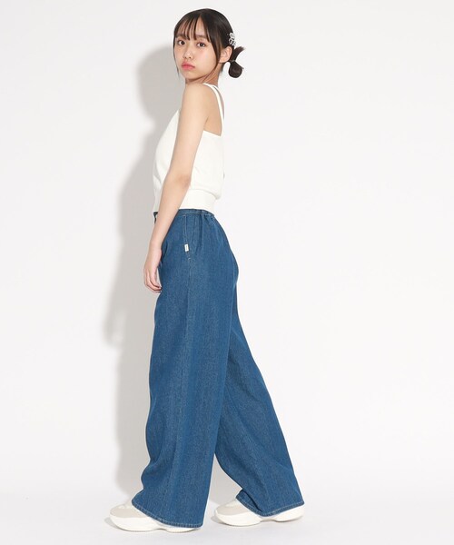 ラヴァーズハウス　新品　キャミソール　キッズ子供服　レディース　平成ギャルM 楽天市場】□MILKISS(ミルキス)シフォンリボン付きチュニック