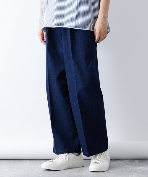 417 EDIFICE ジーンズ 「ZOZO限定」ワイドDENIM SLACKS / デニム