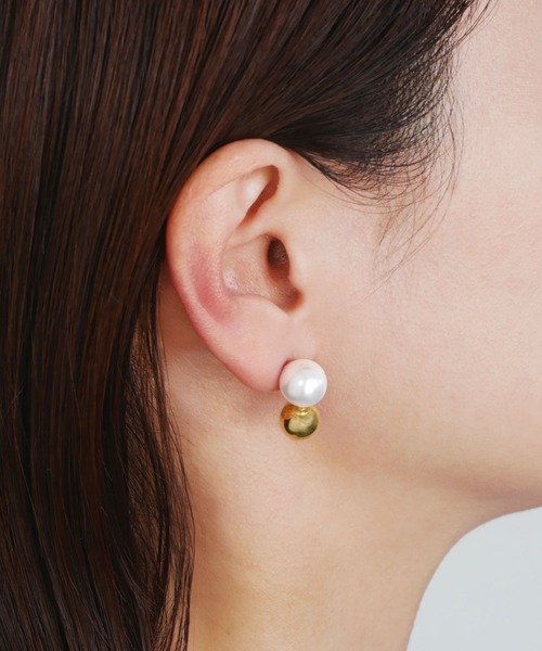 ピアス ケンゴ クマ プラス マユ pearl ピアス レディースの画像