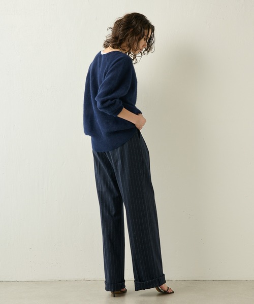 美品＊Whim Gazette ウィム ガゼット Vネックニットプルオーバー Whim Gazette(ウィム ガゼット)のVネックニットプルオーバー通販