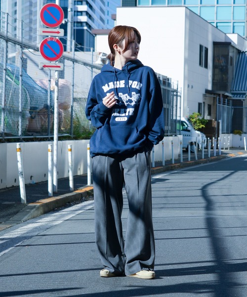 スエット フード セットアップ ユニフォームエクスペリメント パーカー OUTDOOR EXCHANGE パーカー 「ZOZOTOWN限定」「OUTDOOR EXCHANGE