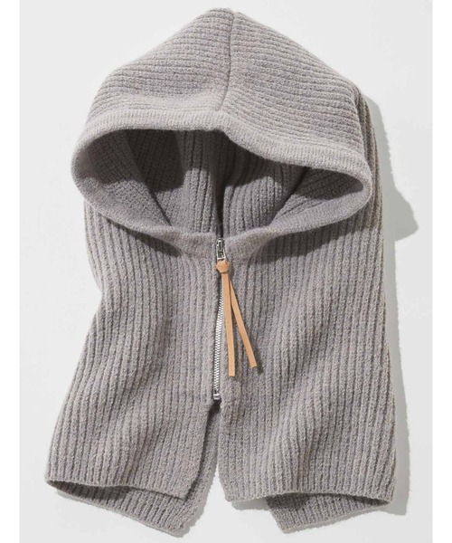 MEDE19F（メデジュウキュウ） ネックウォーマー スヌード ジップ遣いの