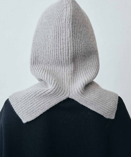 ❗️特別価格❗️refomed バラクラバウールベスト　リフォメッド MEDE19F（メデジュウキュウ） ネックウォーマー スヌード ジップ遣いの