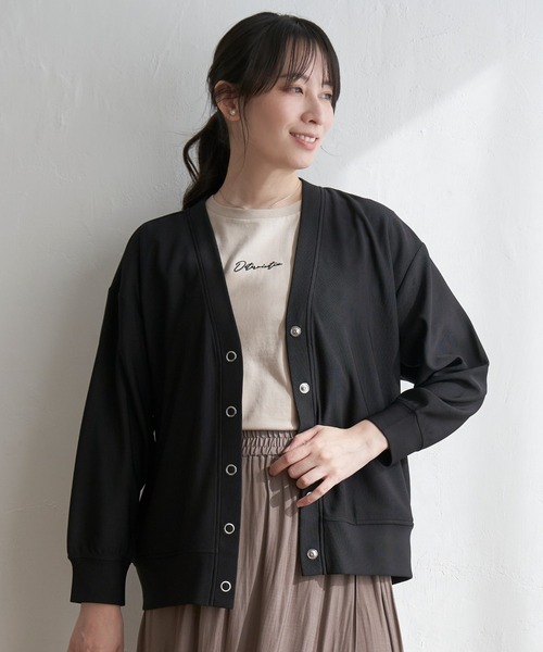 ikka（イッカ） カーディガン スポンディッシュVネックカーディガン