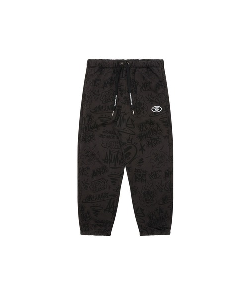 AAPE BY A BATHING APE スウェットパンツ 黒 AAPE BY A BATHING APE スウェットパンツ ジャージ MAIN SWEAT