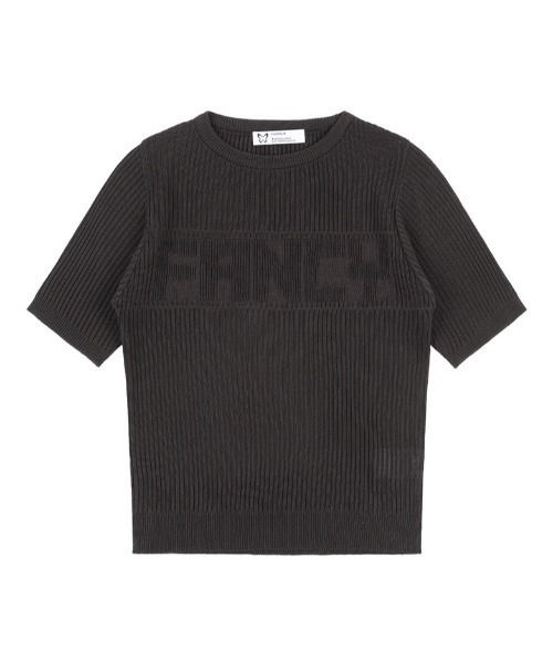 tシャツ A'GEM/9 × .kom 「 FANCY CLUB/ファンシークラブ」 INNOCENCE KNIT TEE/ニットTシャツ レディース FANCY CLUB tシャツ A'GEM/9 × .kom 「 CLUB/ファンシークラブ