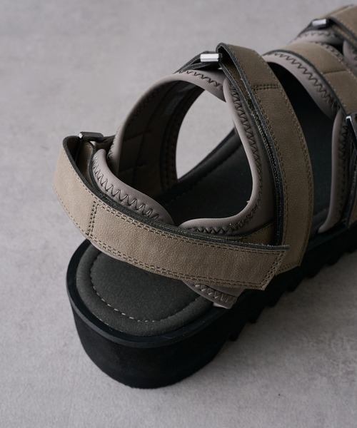 SETUP7（セットアップセブン） サンダル 「HAUS」厚底SHARK SOLE STRAP