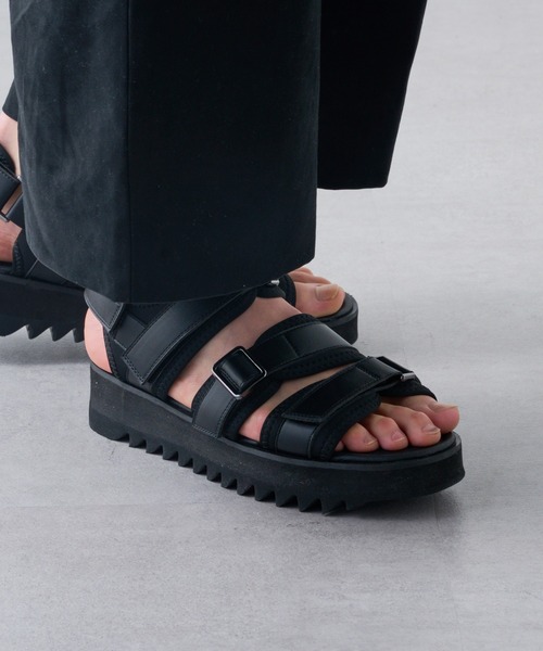 SETUP7 サンダル 「HAUS」SHARK SOLE STRAP SANDALS シャーク