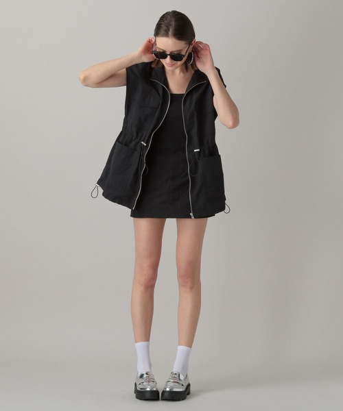 ブラウス シャツ ミリタリーノースリブルゾン レディース FOREVER21 ブルゾン アウター 「2024SS」ミリタリーノースリーブ