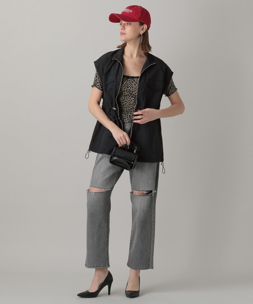 FOREVER21 ブルゾン アウター 「2024SS」ミリタリーノースリーブ