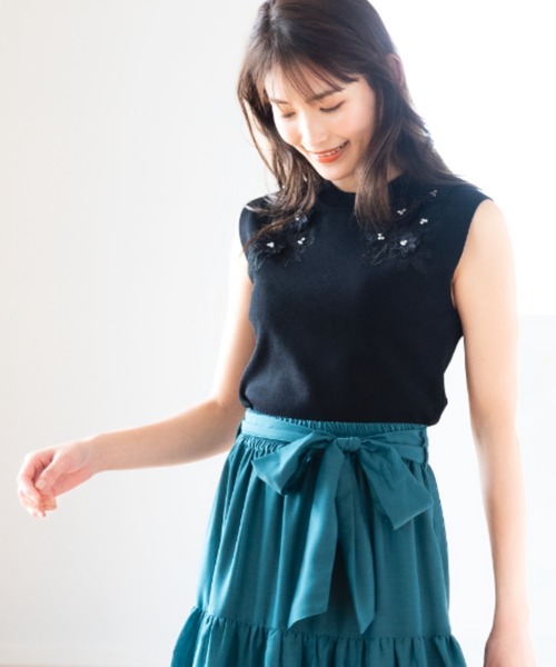 ballsybrothers 花ニット ててまる様 MISCH MASCH ニット セーター 2024春夏新作3Dフラワーモチーフ