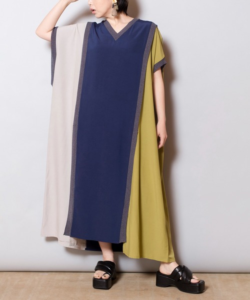 OSMOSIS ワンピース リブ切替ワンピース : ZOZOTOWN Yahoo!店