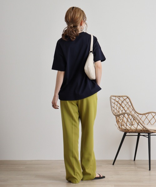 tシャツ Eglantine フェザープリントTシャツ レディース EGLANTINE tシャツ Eglantine フェザープリントTシャツ