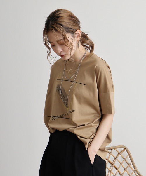 tシャツ Eglantine プリントＴシャツ レディース EGLANTINE tシャツ Eglantine プリントTシャツ レディース