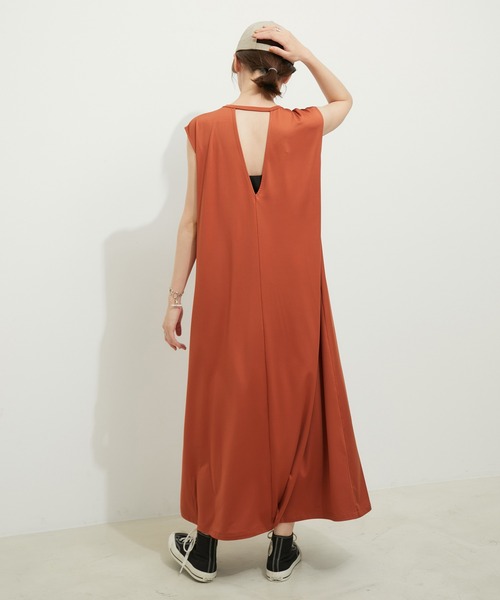 ★値下げ【LE’RURE 】リルアー シアーAラインワンピース Sheer A-line onepiece｜LE'RURE