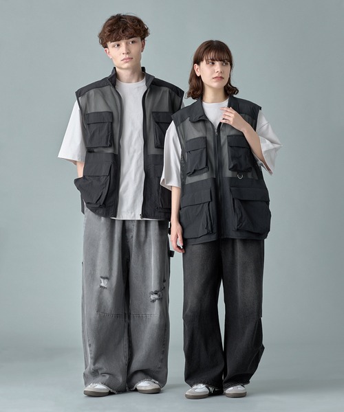 【美品】nagonstansソフトウォームクロス Pocket vest/ベスト 美品】nagonstansソフトウォームクロス Pocket vest/ベスト