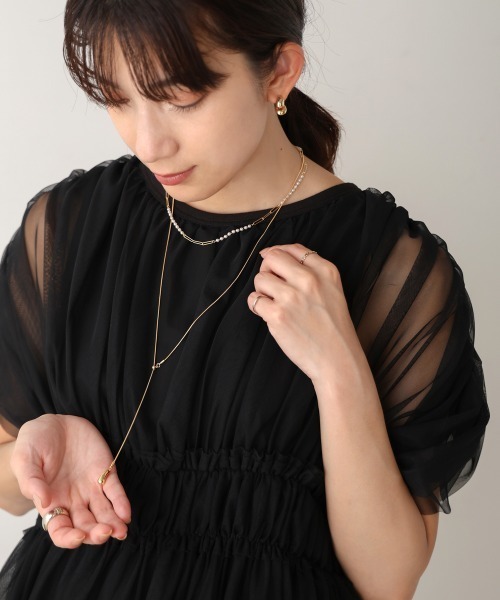 Bou Jeloud ネックレス シズクスライダネックレス レディース
