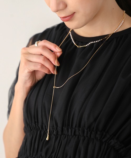 Bou Jeloud ネックレス シズクスライダネックレス レディース