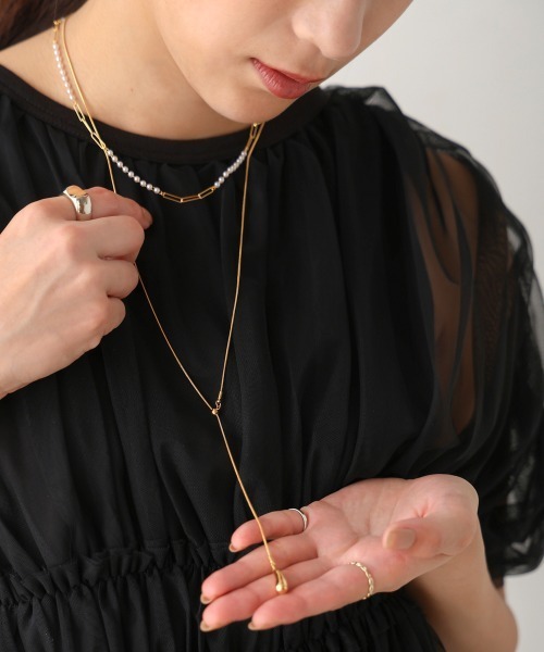   ネックレス KJ9CVN140100 BLACK Lady's Aperdiem / Surge Code ネックレス (SV)