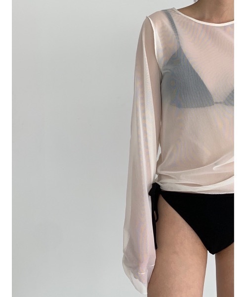 tシャツ メッシュレイヤードロンT レディース