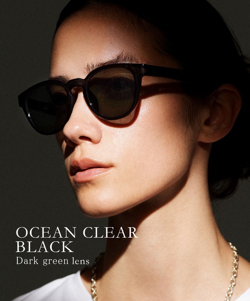 サングラス 「Jugaad14」OCEAN CLEAR black レディース メンズ