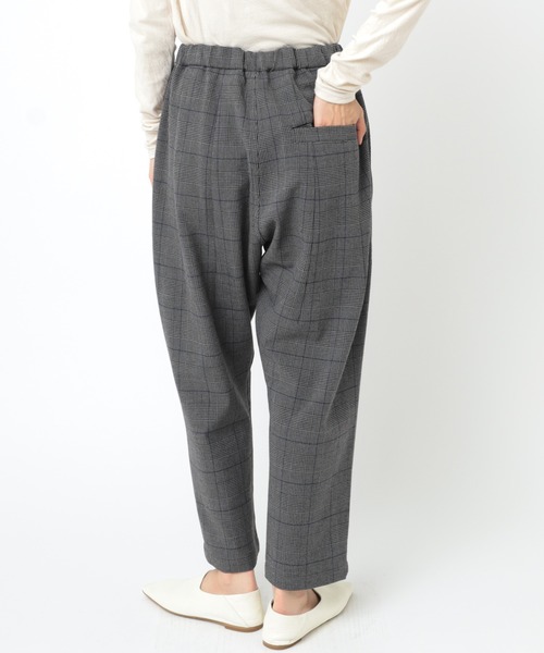 R4296 綿麻デニムのPJ'Sクロップドパンツ URCH RNA