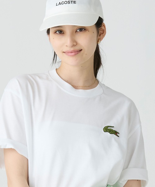 【LACOSTE】シェニール ワニロゴ Tシャツ（メンズ） ラコステ（LACOSTE）（メンズ）シェニールワニロゴ ルーズ