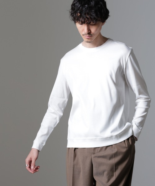 tシャツ 「FORMAL JERSEY」クルーネックカットソー長袖 メンズ | NANO universe