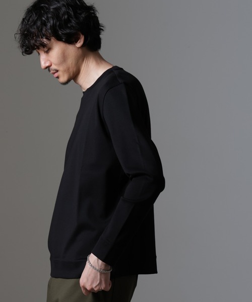 tシャツ 「FORMAL JERSEY」クルーネックカットソー長袖 メンズ | NANO universe | 02