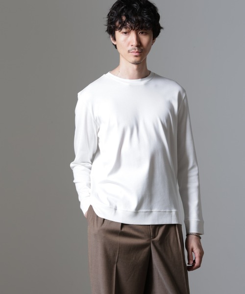 tシャツ 「FORMAL JERSEY」クルーネックカットソー長袖 メンズ | NANO universe | 04