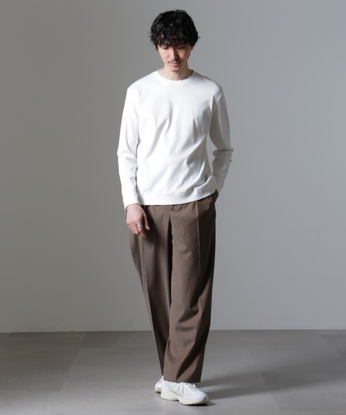 tシャツ 「FORMAL JERSEY」クルーネックカットソー長袖 メンズ | NANO universe | 08