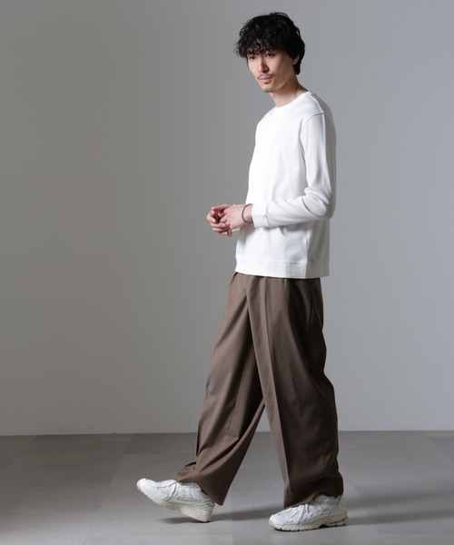 tシャツ 「FORMAL JERSEY」クルーネックカットソー長袖 メンズ | NANO universe | 09
