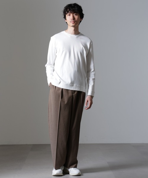 tシャツ 「FORMAL JERSEY」クルーネックカットソー長袖 メンズ | NANO universe | 07