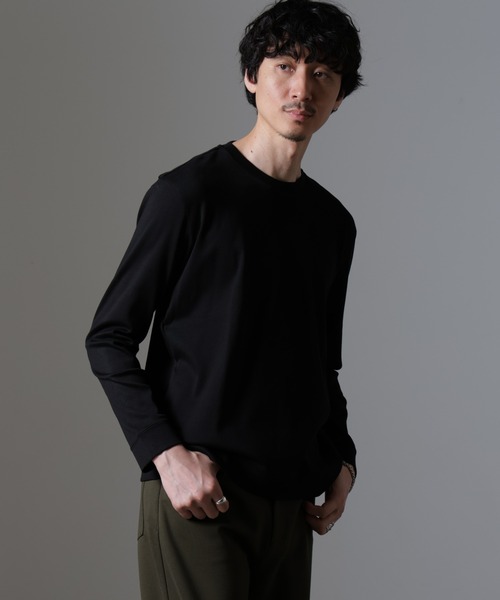 tシャツ 「FORMAL JERSEY」クルーネックカットソー長袖 メンズ | NANO universe | 13