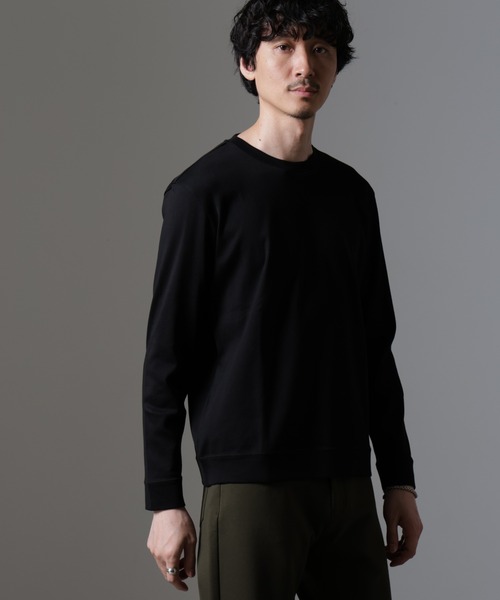 tシャツ 「FORMAL JERSEY」クルーネックカットソー長袖 メンズ | NANO universe | 12