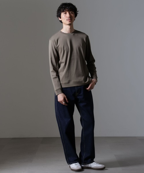tシャツ 「FORMAL JERSEY」クルーネックカットソー長袖 メンズ | NANO universe | 22