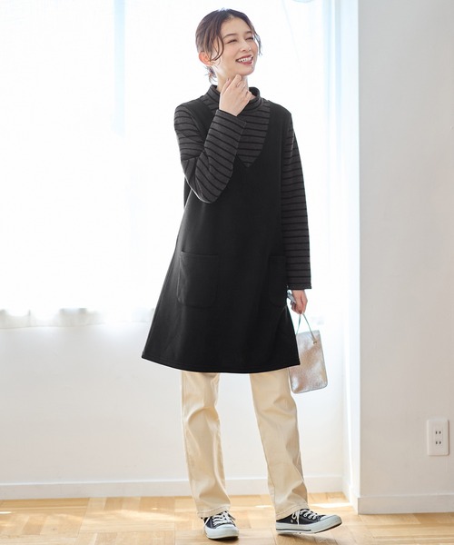 Viola e Viola（ヴィオラ エ ヴィオラ） ワンピース あったか裏起毛