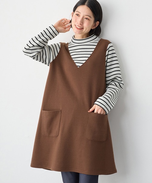Viola e Viola（ヴィオラ エ ヴィオラ） ワンピース あったか裏起毛