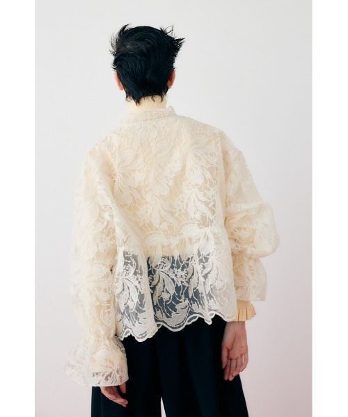 HERIN.CYE Lace blouse アイボリーレースブラウス HeRIN.CYE ブラウス シャツ Lace blouse レースブラウス