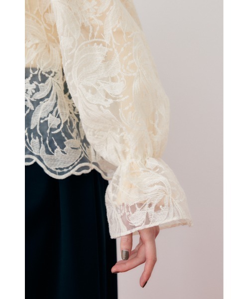 HeRIN.CYE ブラウス シャツ Lace blouse レースブラウス
