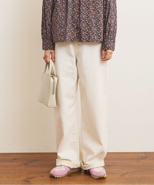 パンツ fig london _milk denim fig London ジーンズ デニム デニムパンツ _milk denim