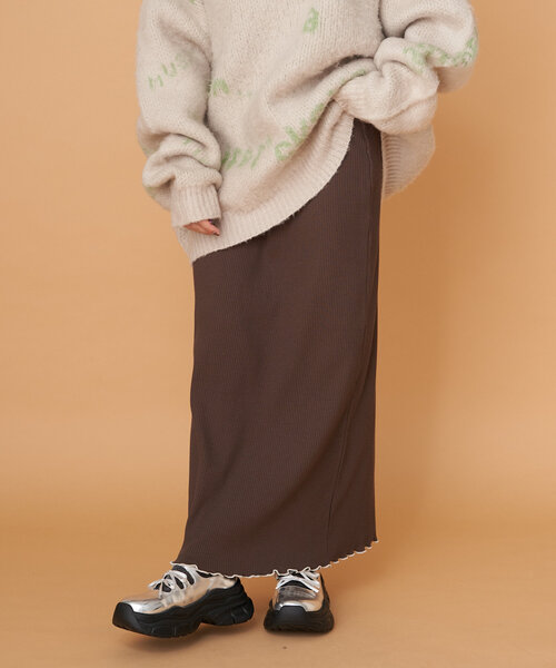 CIAOPANIC（チャオパニック） スカート 「WEB限定」うねうねメローI