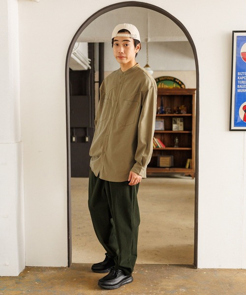 niko and…（ニコアンド） シャツ パイピングウエスタンシャツ メンズ