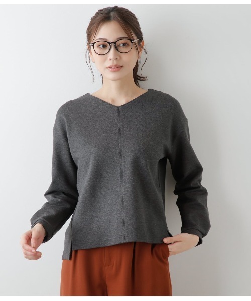 tシャツ ラグウォームポンチ Vネックプルオーバー レディース