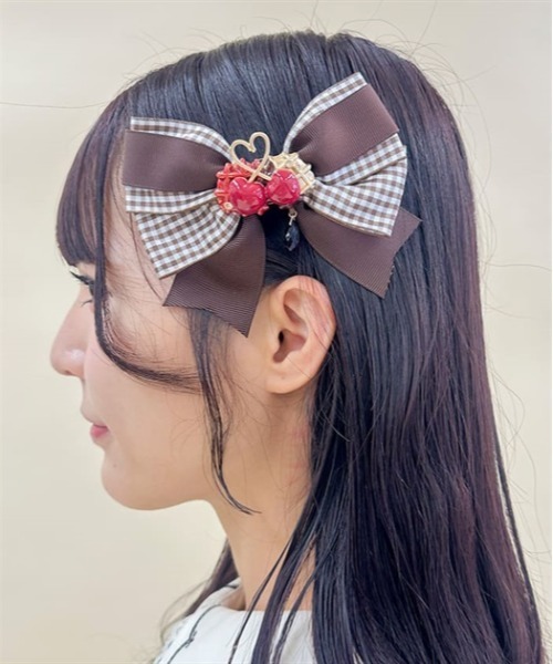 【大きめリボンが可愛い♪】HERMES ヘアクリップ Karma Twill リボン クリップ HERMES(エルメス) - 海外通販のBUYMA