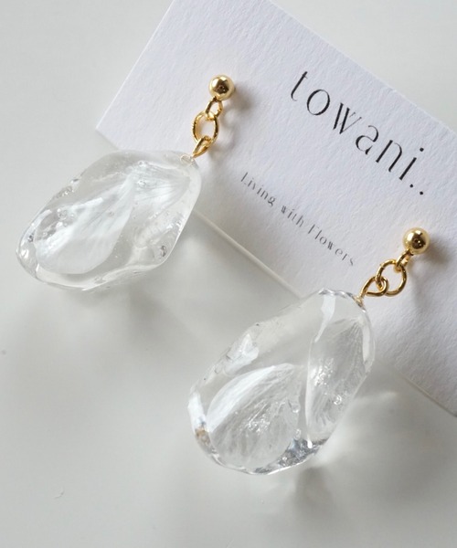 CERCA ピアス jolie minette/14kgf お花の結晶 レディース : ZOZOTOWN