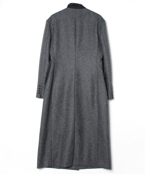 チェスターコート コート TWEED ASYMMETRY LAPEL COAT メンズ  