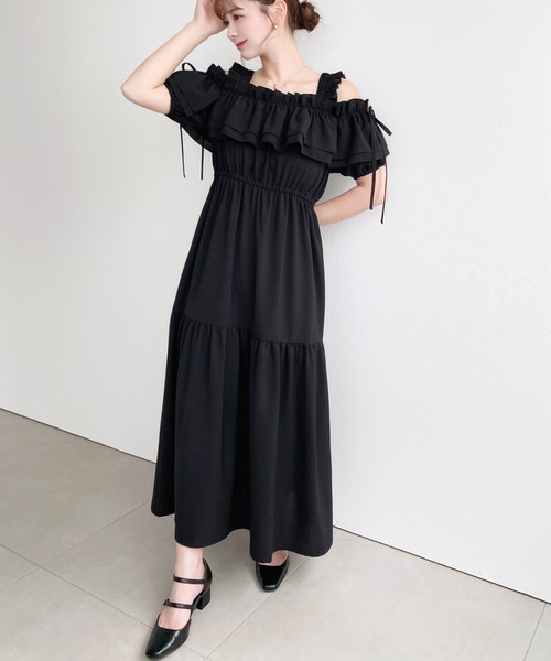IRMA♡オフショルワンピ ReAmour ワンピース オフショルニットワンピ : ZOZOTOWN Yahoo!店
