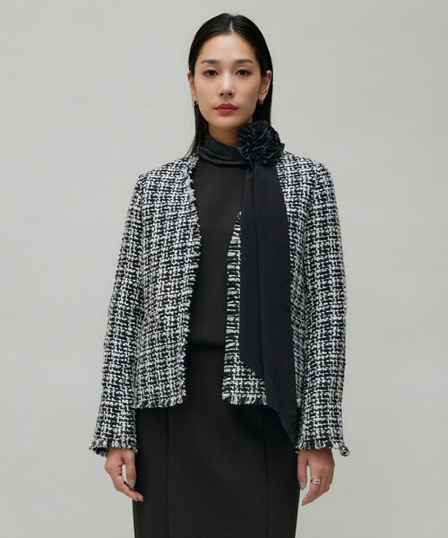 ICB（アイシービー） ジャケット ノーカラージャケット 「CLASSY.1月号